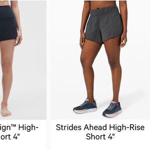 Lululemon Athletica Gray Lined Athletic Shorts